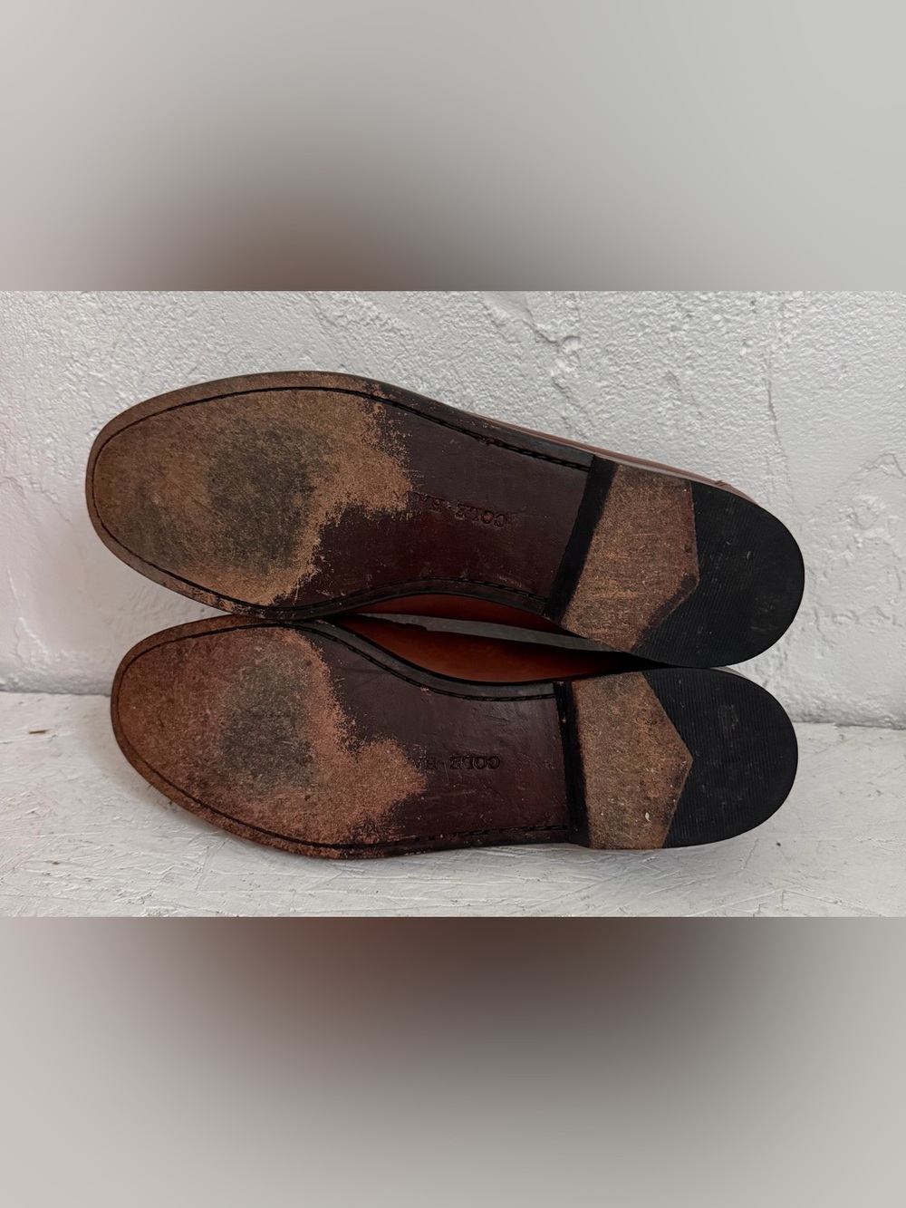 Cole Haan Shoes Men's 10.5 M Penny Loafer Leather C02460 Brown - Picture 7 of 8